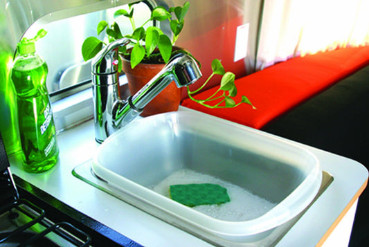 CAMCO 43516 Camco RV and Marine Mini Dish Wash Pan | Helps Conserve Water | Holds 9-Quarts | (43516)
