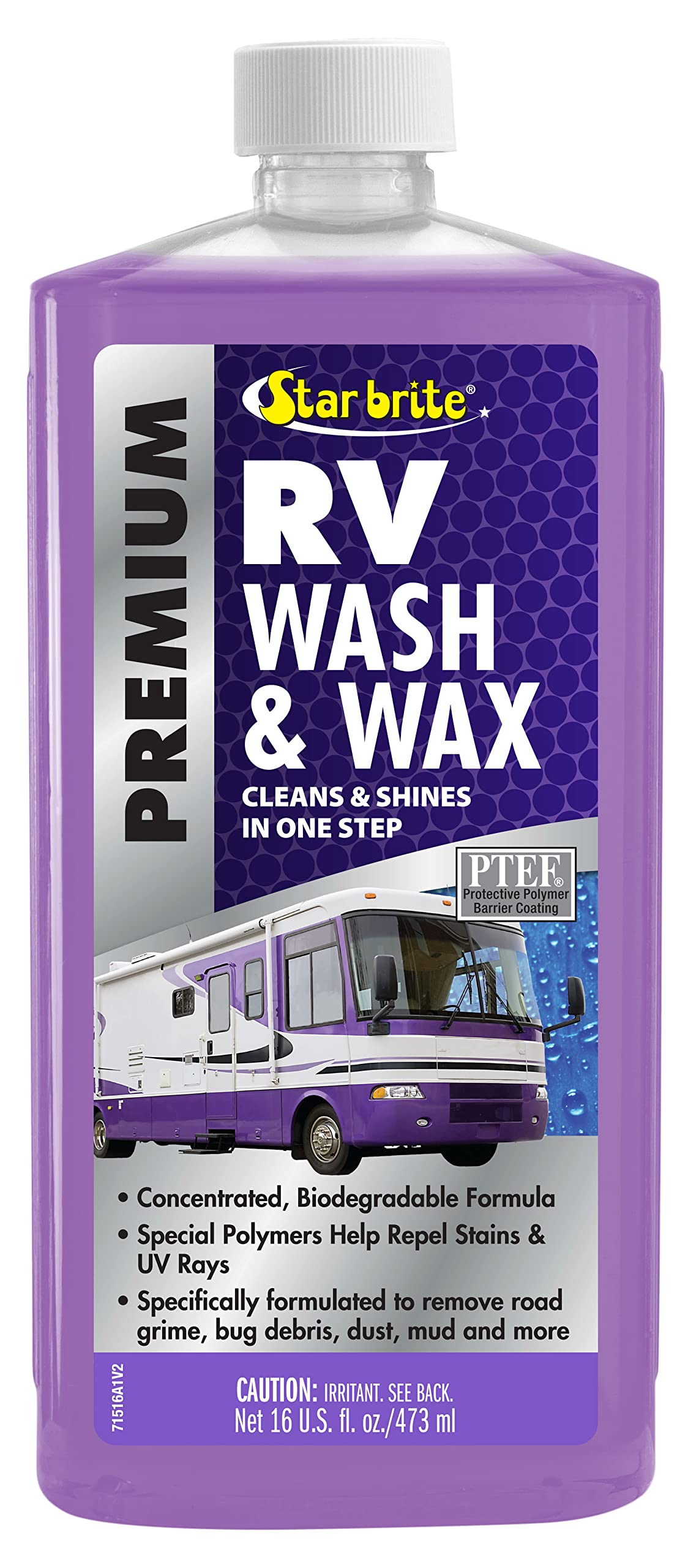 STAR BRITE 071516P STAR BRITE RV Wash & Wax Concentrated Cleaner & UV Protectant