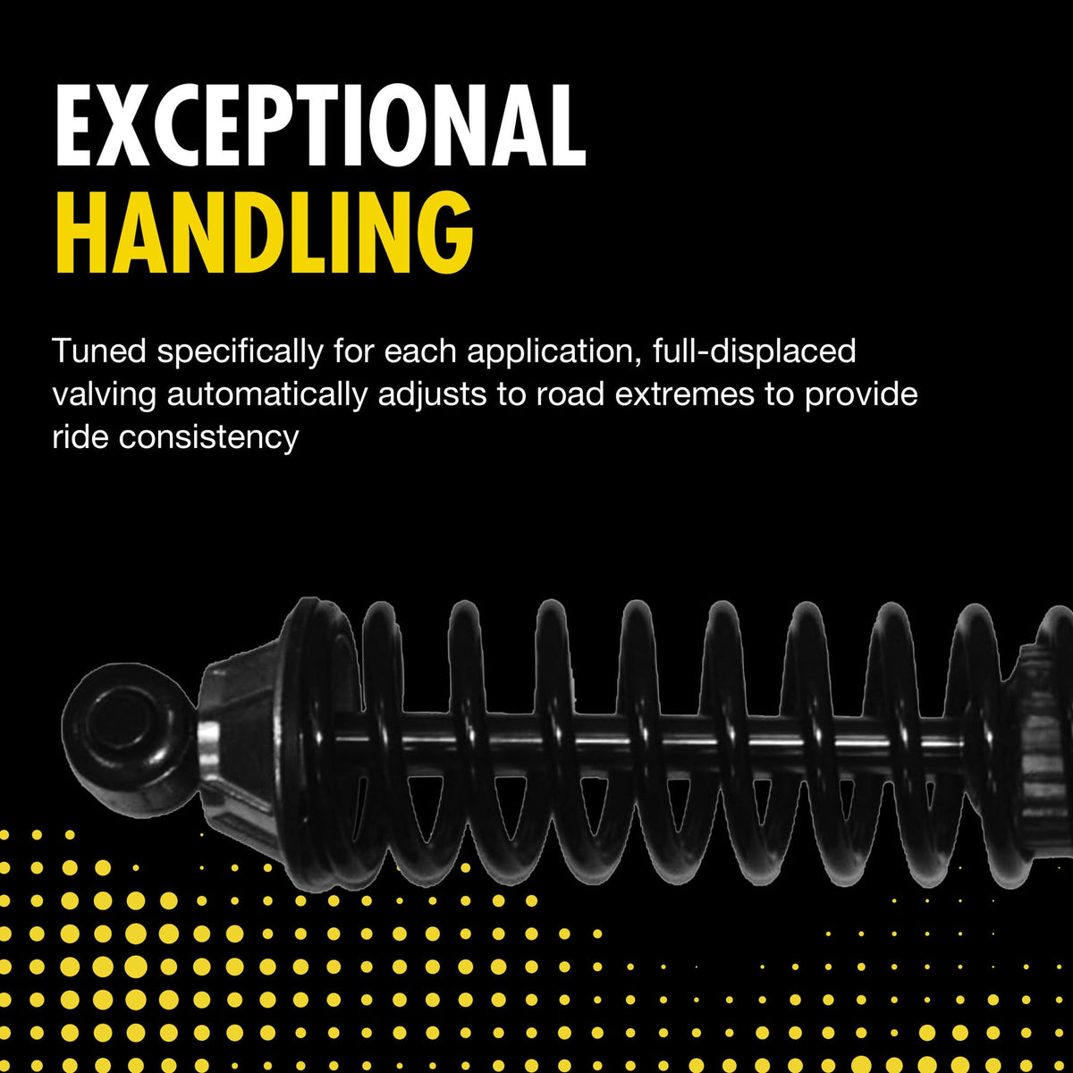 MONROE 58615 Monroe Load Adjusting 58615 Suspension Shock Absorber and Coil Spring Assembly Pack of 2 for Dodge Ram 1500