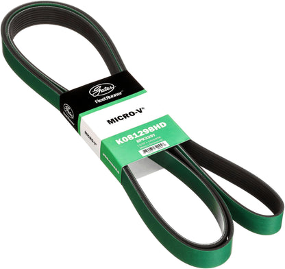 Gates K081298HD FleetRunner Micro-V Serpentine Drive Belt