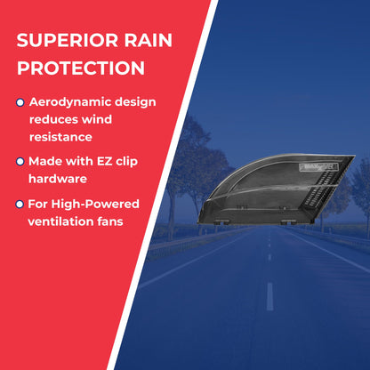 MAXXAIR VENT 00-955003 MAXXAIR FANMATE 00-955003 RV Fan and Vent Cover, Smoke