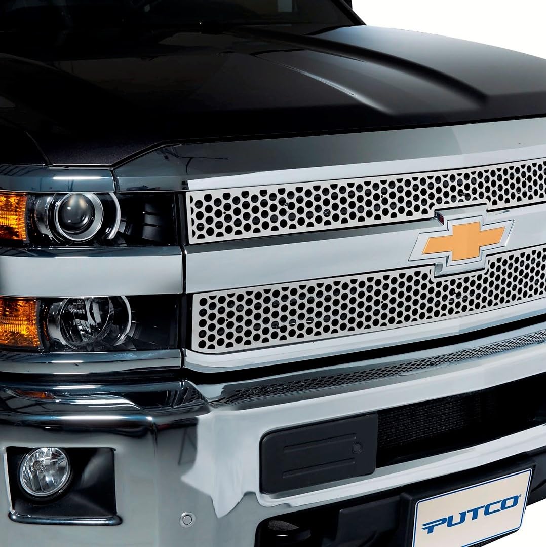 PUTCO 84108 Putco 84108 Punch Mirror Stainless Steel Grille