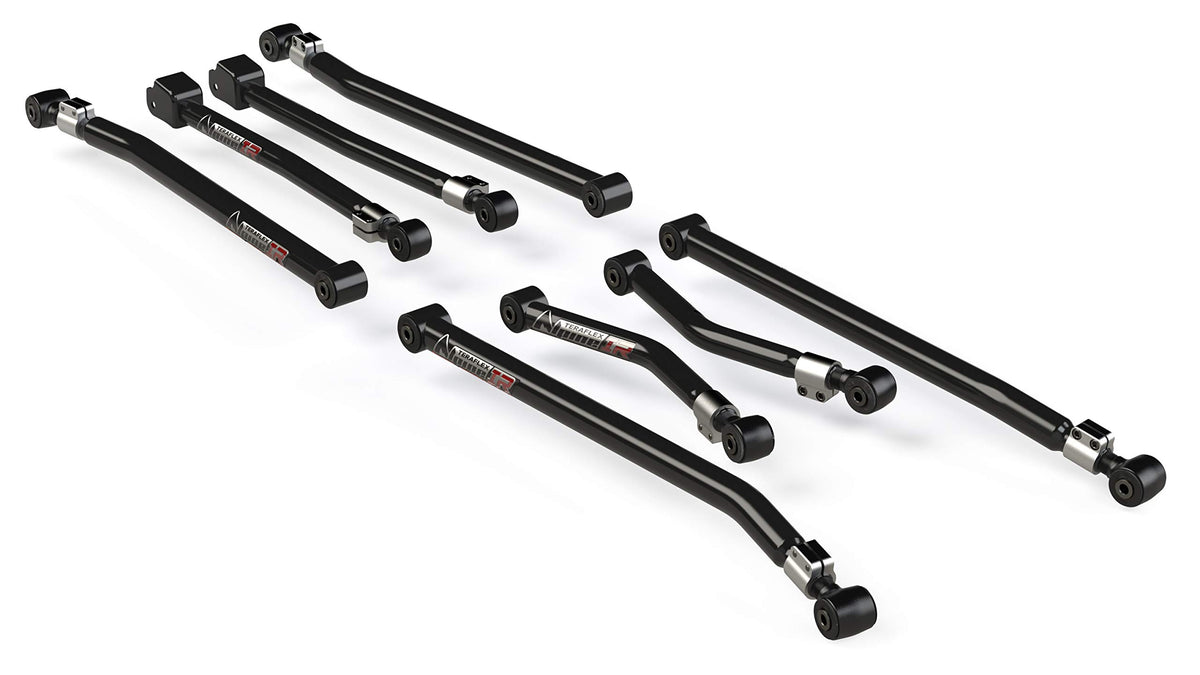 TERAFLEX 1415612 TeraFlex JK: Alpine IR Long Control Arm Kit - 8-Arm Adjustable (3-6” Lift) - Arms Only