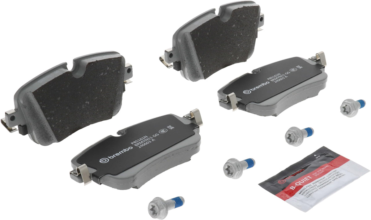 BREMBO P85161N Brembo P85161N Premium Ceramic Rear Disc Brake Pad Set AUDI OE# 4M0698451P