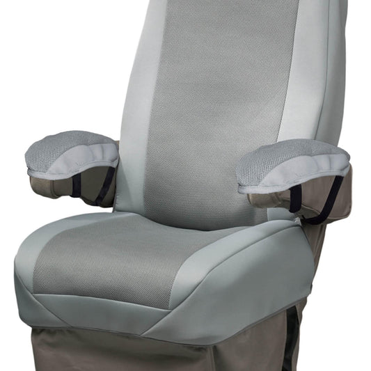 COVERCRAFT SVR1001GY Covercraft Seat Glove Universal Seat Cover for RVs and Vans, Single Bucket Seat (Gray/Gray)