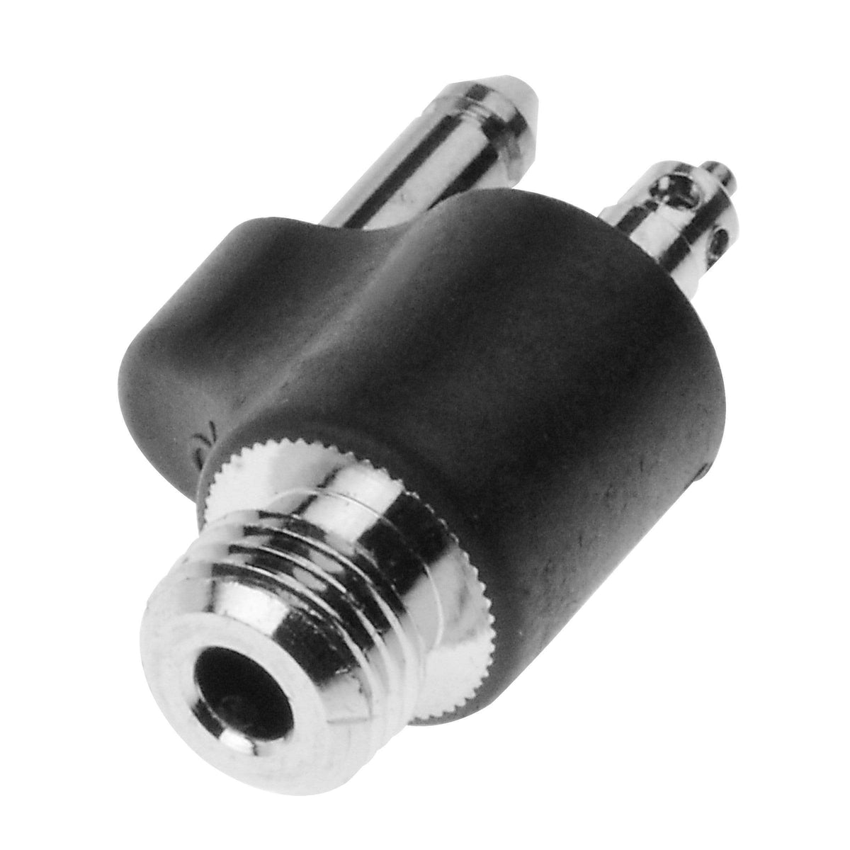 T-H MARINE BE-FU-53190-DP T-H Marine BE-FU-53190-DP Johnson/Evinrude Tank Connector, 1/4" NPT Fuel Fitting, Black
