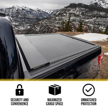 ROLL N LOCK BT530A RealTruck Roll-N-Lock A-Series Retractable Truck Bed Tonneau Cover | BT530A | Fits 2016 - 2023 Toyota Tacoma (w/o OE track system or Trail Edition) 5' 1" Bed (60.5")