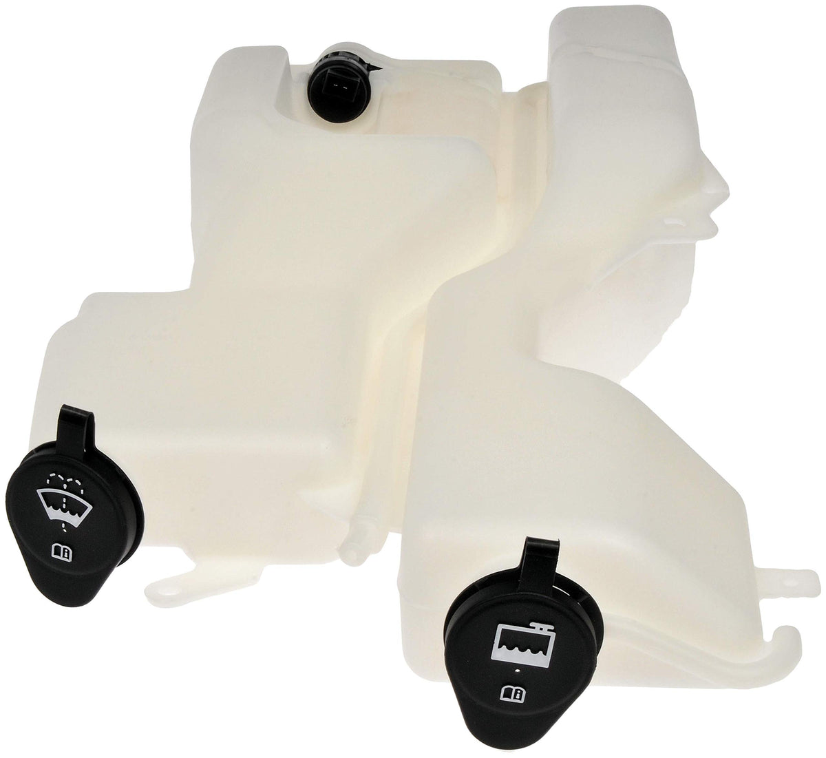DORMAN 603-574 Dorman 603-574 Front Coolant And Washer Fluid Reservoir with Cap Assembly Compatible with Select Dodge/Mitsubishi/Ram Models