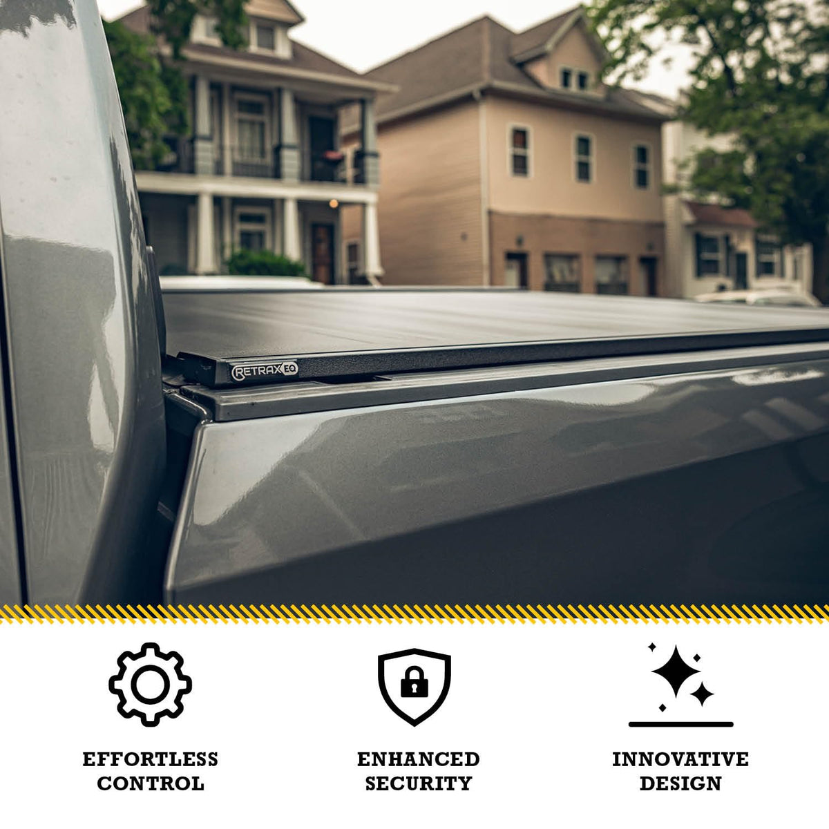 Retrax EQ0379 RealTruck Retrax EQ Retractable Truck Bed Tonneau Cover – EQ0379 – Fits 2021-2023 Ford F-150 Super Crew/Cab, Reg. Cab 6' 5" Bed (77.5")