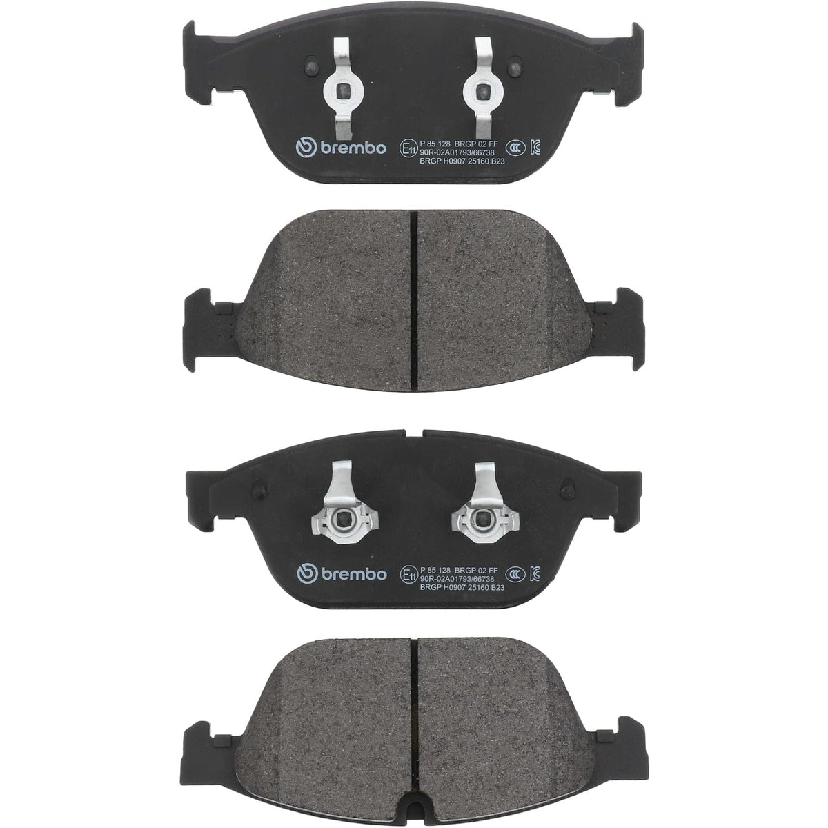 BREMBO P85128 Brembo P85128 Low-Met Front Disc Brake Pad Set AUDI OE# 4H0698151E