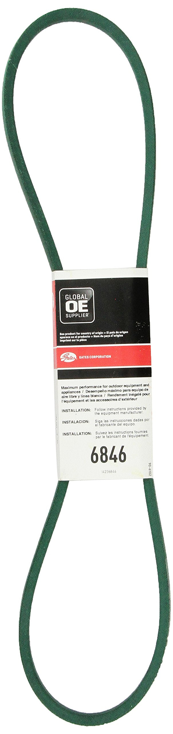 Gates 6846 Powe Rated Fhp Medium Horse Power V Belt