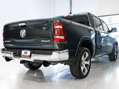 AWE Tuning 3015-33006 AWE Tuning 19-21 RAM 1500 5.7L (w/Cutouts) 0FG Dual Rear Exit Cat-Back Exhaust - Diamond Black Tips - 3015-33006