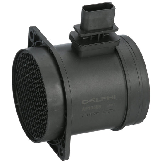 Delphi AF10408 Mass Air Flow MAF Sensor Complete Assembly, 1