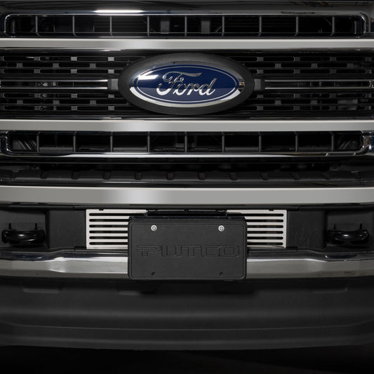 PUTCO 86172 Putco Bumper Grille Inserts Fits Ford Super Duty 2023-2025 Bar Design Polished Stainless Steel