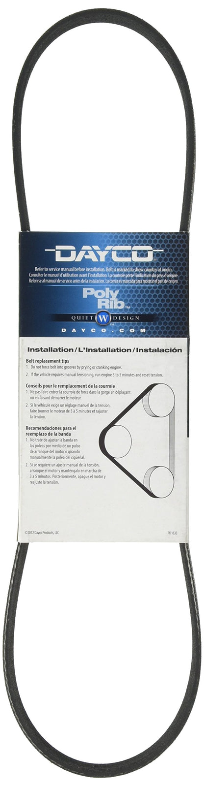 Dayco 5050331 POLY RIB Serpentine Belt