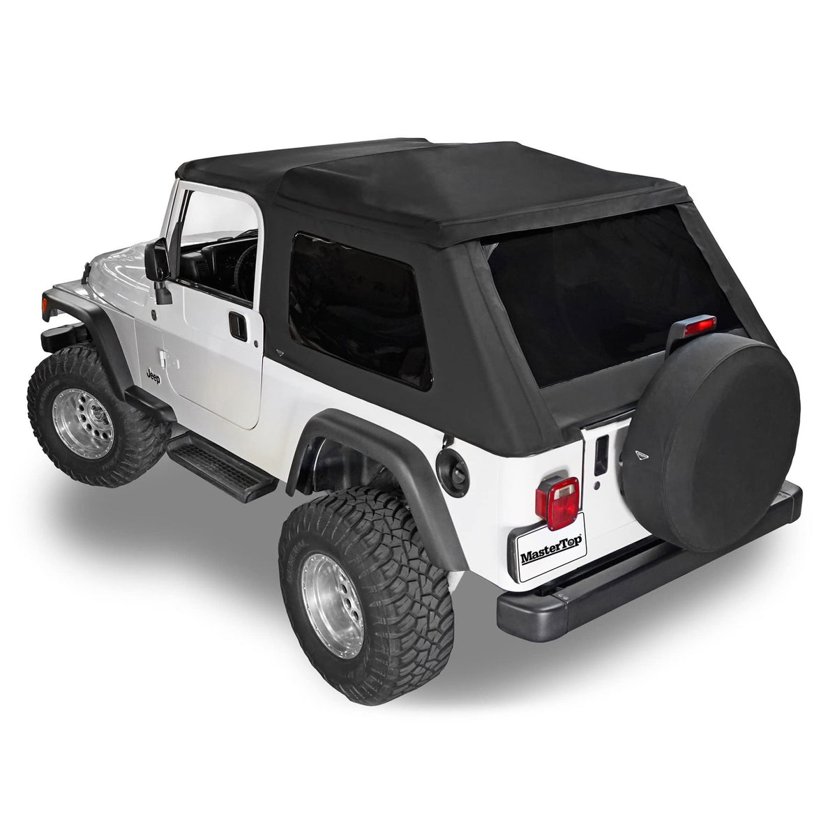 MasterTop 15501024 MasterTop SkyMaster Fastback Complete Top Kit – Fits or is Compatible with 2004-2006 LJ Unlimited Wrangler – MasterTwill Fabric – 15501024