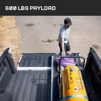 CARGOGLIDE DCG600-5224 Decked Truck Bed Slide Compatible with CargoGlide 600/75% / 24" W / 52" L for Maverick - 1500 lb Capacity, 75% Extension Heavy-Duty Pickup