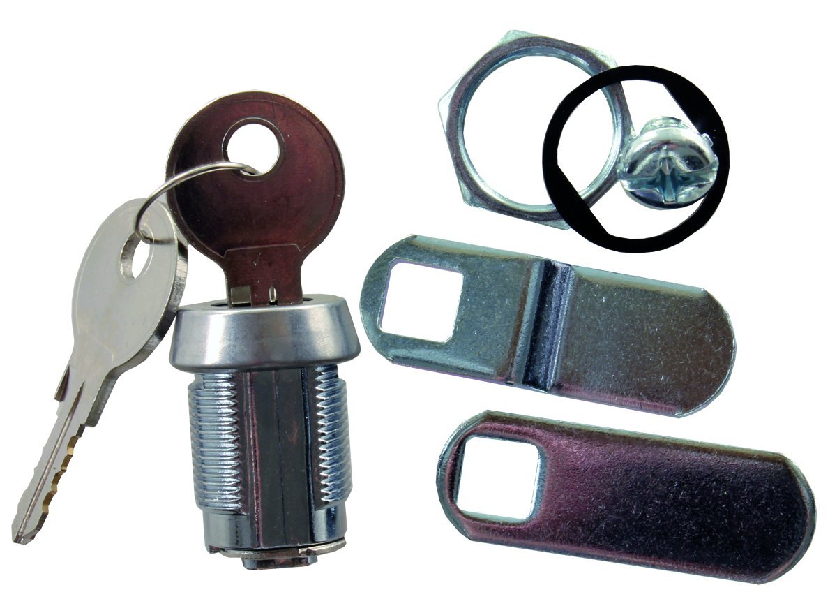JR PRODUCTS 00165 JR Products 00165 Compartment Door Key Lock - 7/8"