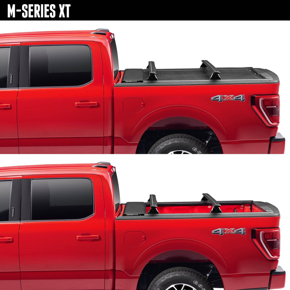 RealTruck 223M-XT RealTruck Roll-N-Lock M-Series XT Retractable Truck Bed Tonneau Cover – 223M-XT – Fits 2019 - 2025 Chevy/GMC Silverado/Sierra 1500 Not compatible with Carbon Pro bed 5' 10" Bed (69.9")