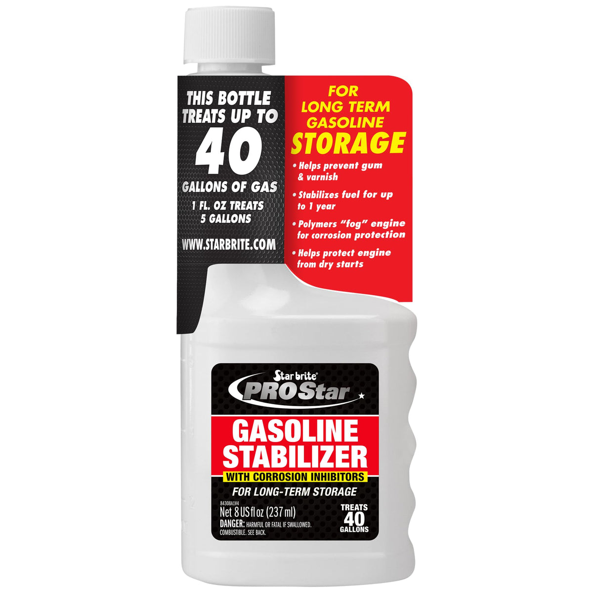 STAR BRITE 084308P STAR BRITE Pro Star Gasoline Stabilizer with Corrosion Inhibitors