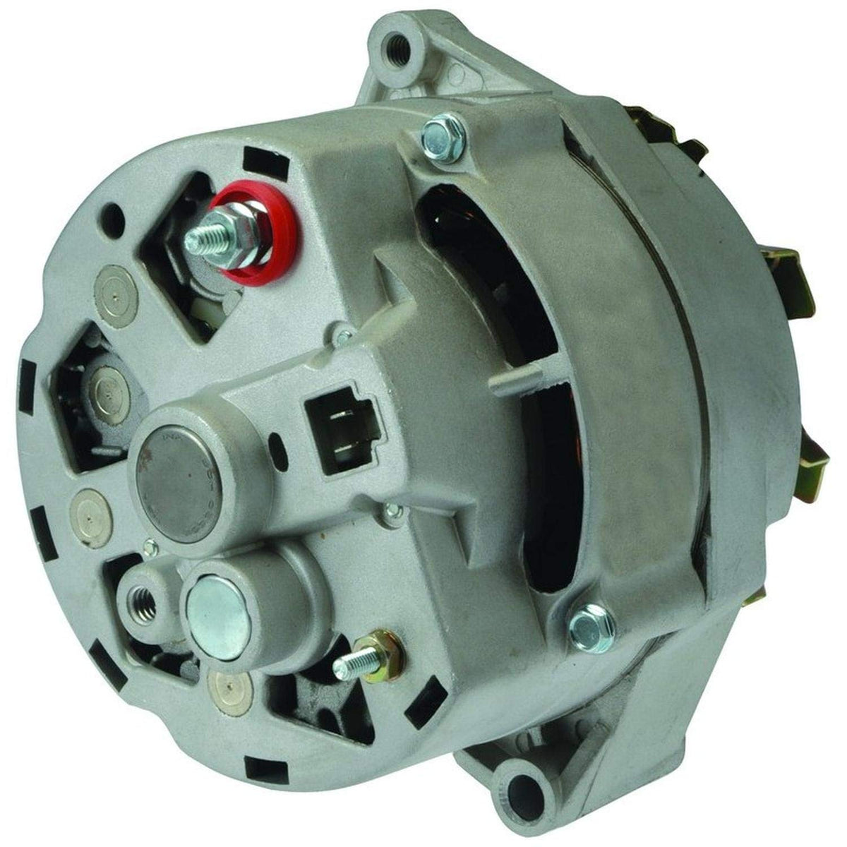 WAI 7122N Chrome Alternator Self Exciting 1 Wire System For Chevy Gm Buick 100 Amp