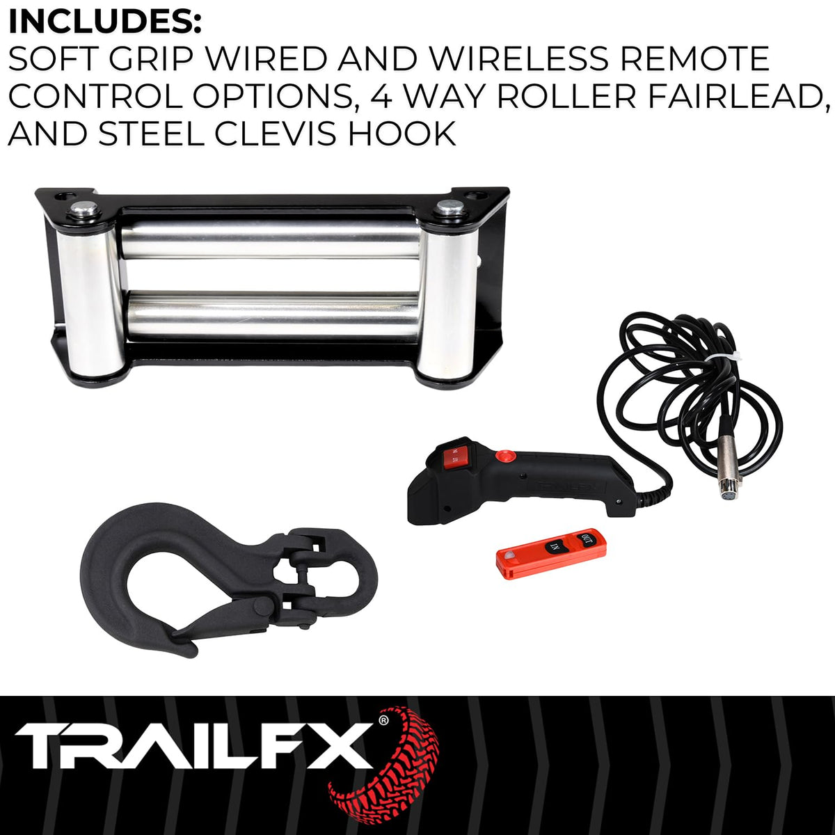 TRAILFX WR212B Trailfx WR212B REFLEX 2.0 WINCH 12K WIRE
