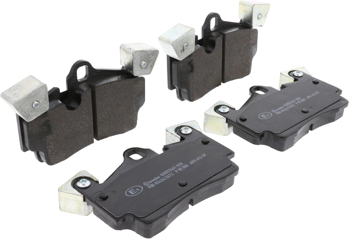 BREMBO P85088 Brembo P85088 Low-Met Rear Disc Brake Pad Set AUDI/PORSCHE OE# 95535293950