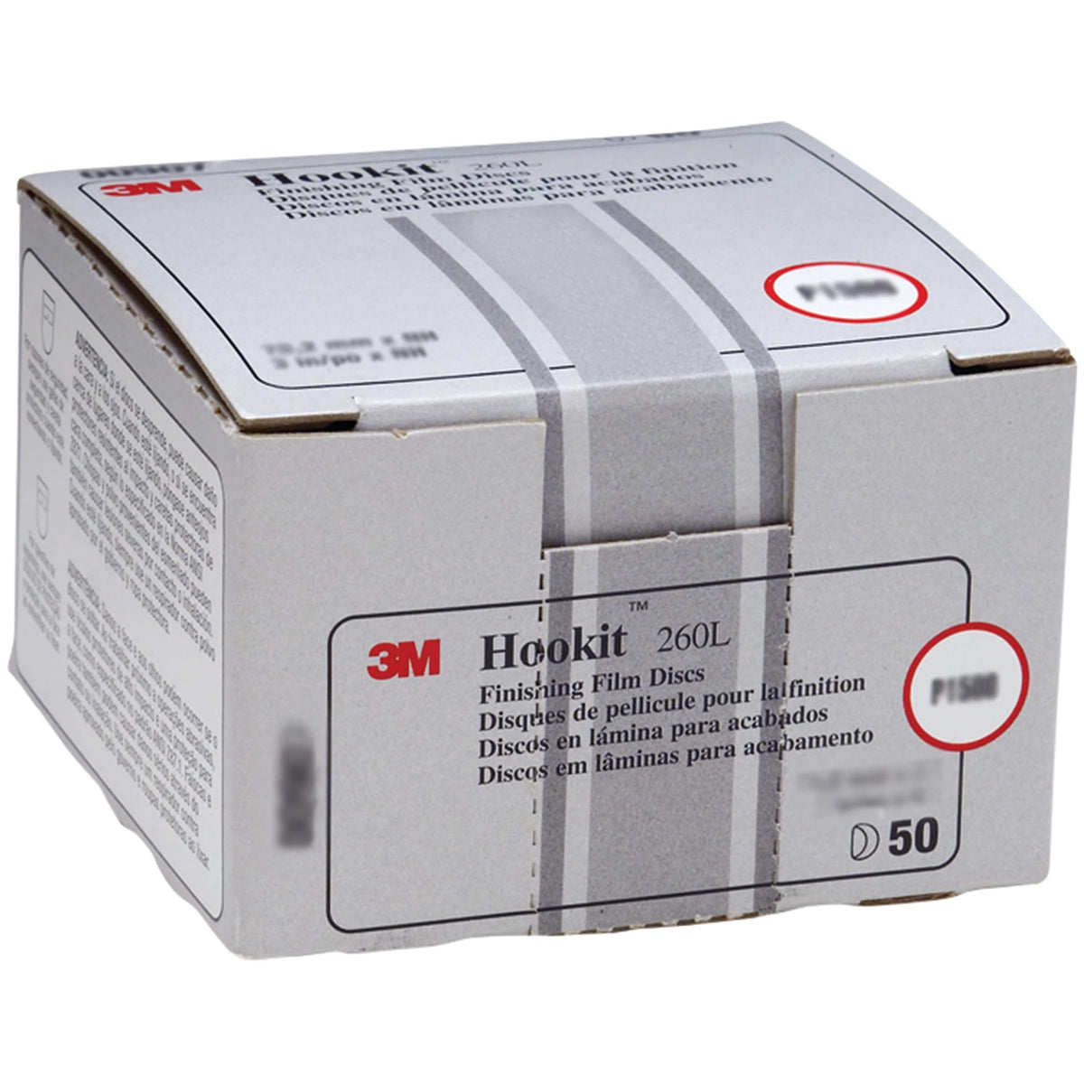 3M 00910 3M Hookit Finishing Film Abrasive Disc, 260L, 00910, 3 in, P800