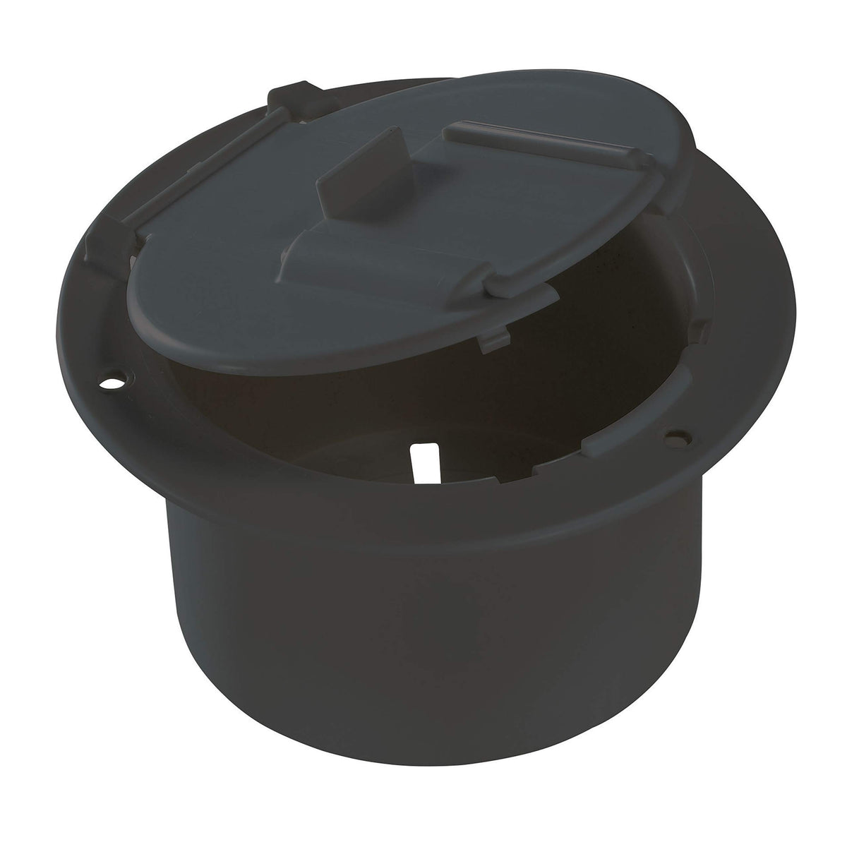 RV DESIGNER B133 RV Designer B133-4.6x2.6 Low-Profile Electrical Cable Hatch, Black