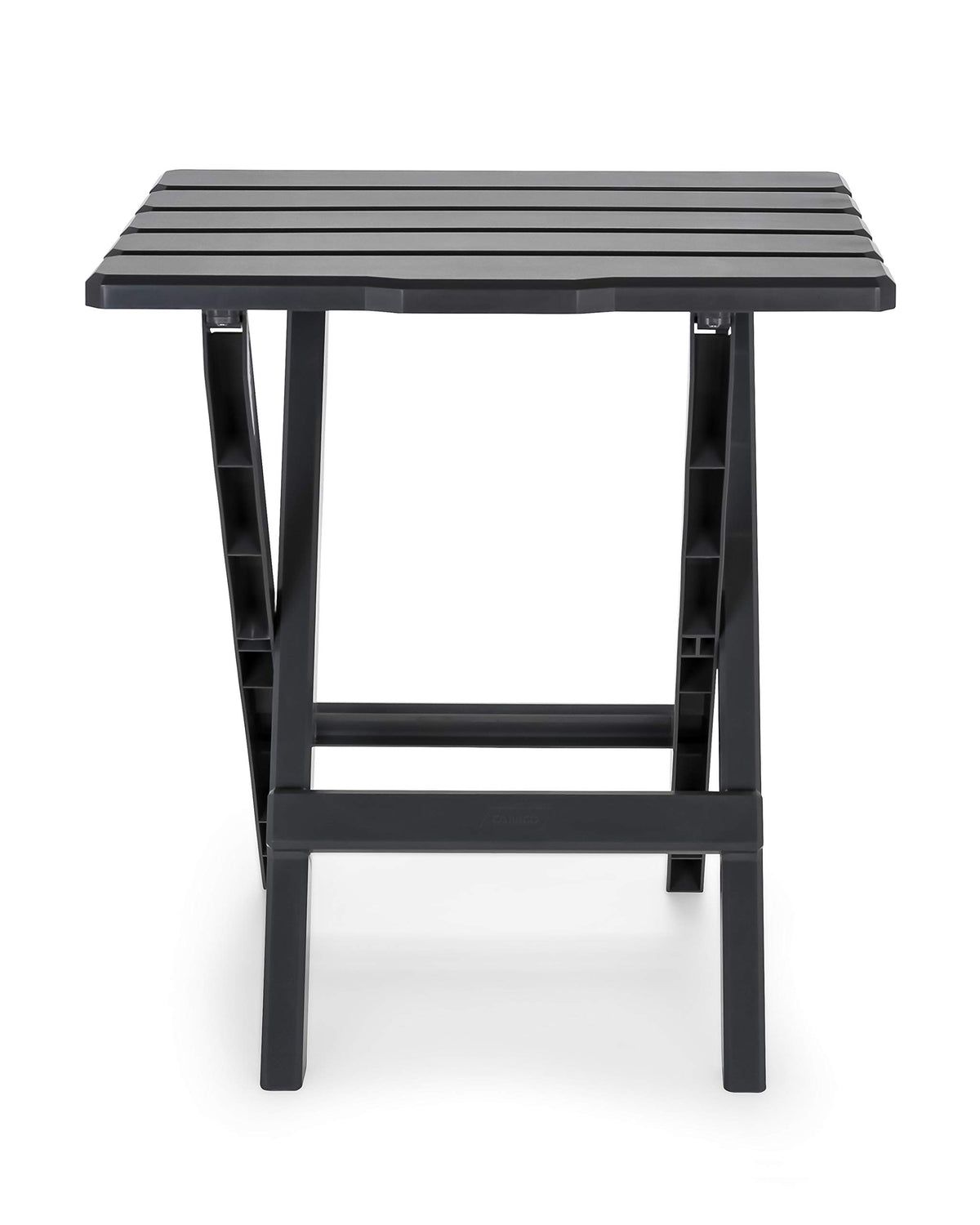 CAMCO 51885 Camco 51885 Large Adirondack Portable Outdoor Furniture Folding Table, Charcoal
