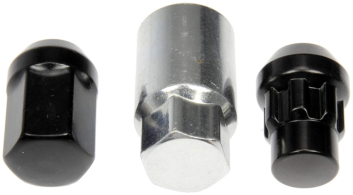 Dorman 713-375A BLACK ACORN WHEEL NUT LOCK SET