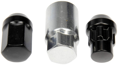 Dorman 713-375A BLACK ACORN WHEEL NUT LOCK SET