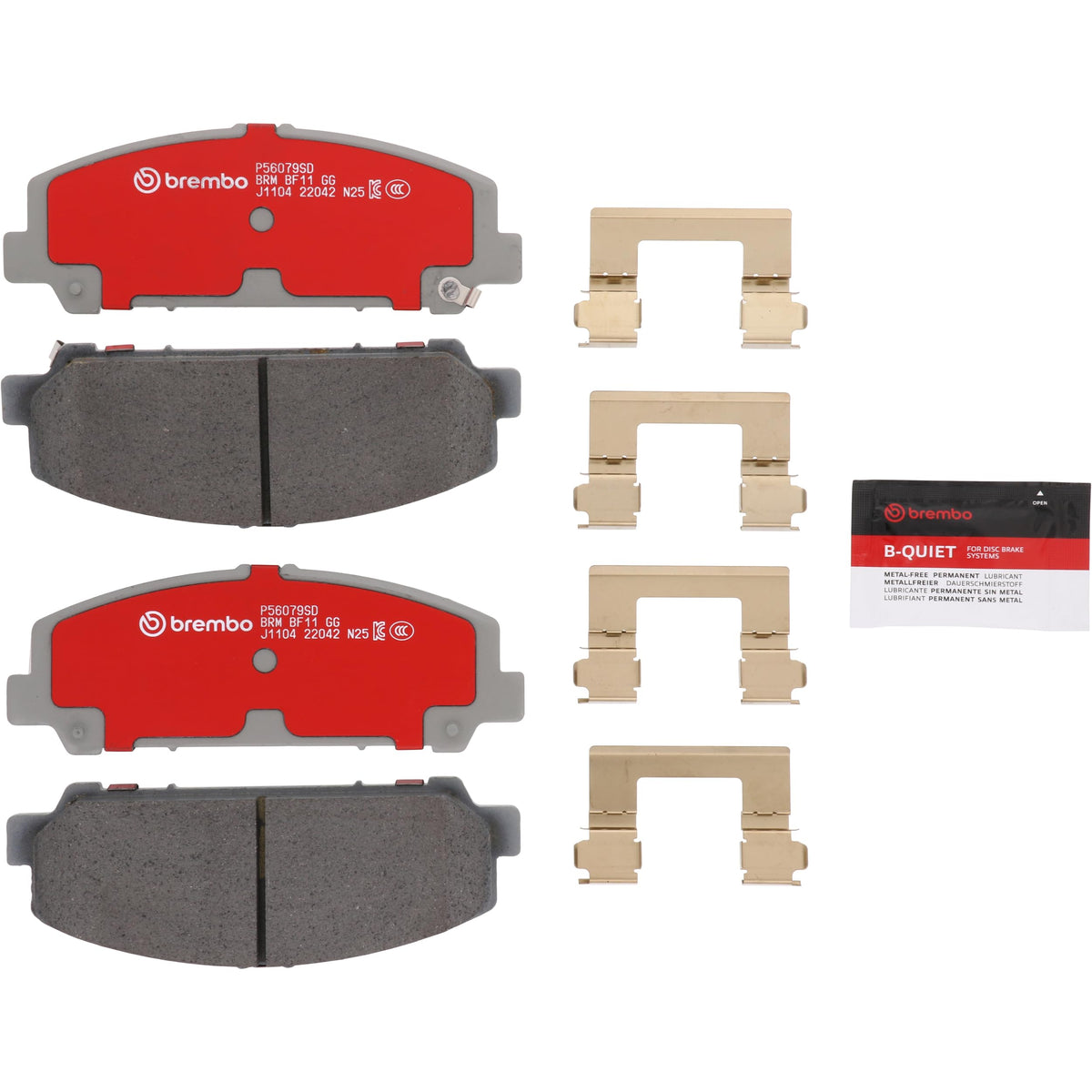 BREMBO P24200SD Brembo Disc Brake Pad Set Severe Duty P56079SD