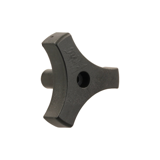 JR PRODUCTS 20175 JR Products 20175 Tri-Lug Window Knob - 9/16", Black