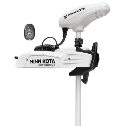 MINN KOTA 1363575 Minn Kota Riptide PowerDrive Bow-Mount Electric Trolling Motor with Mircro Remote – 55 Lb. Thrust, 54 In. Shaft, Saltwater