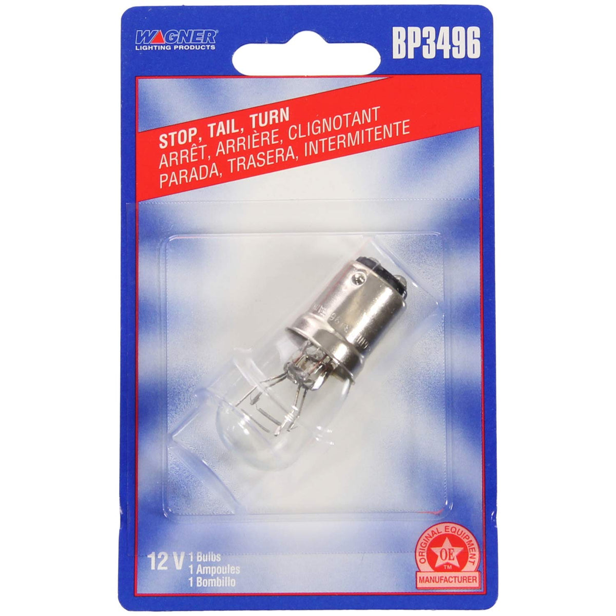 WAGNER BP3496 Wagner Lighting BP3496 Standard Multi-Purpose Light Bulb Card of 2