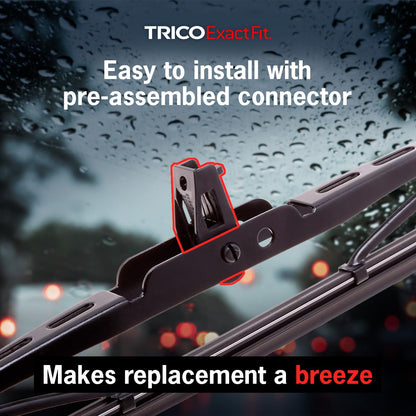 TRICO 14-1 TRICO Exact Fit 14 Inch Pack of 1 Conventional Automotive Replacement Wiper Blade For Car (14-1)