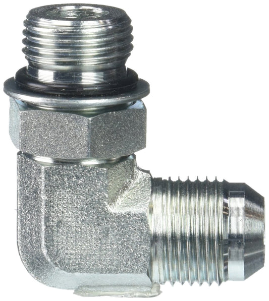 Gates G60312-1010 Male O Ring Boss to Male Jic 37 Flare 90 (SAE