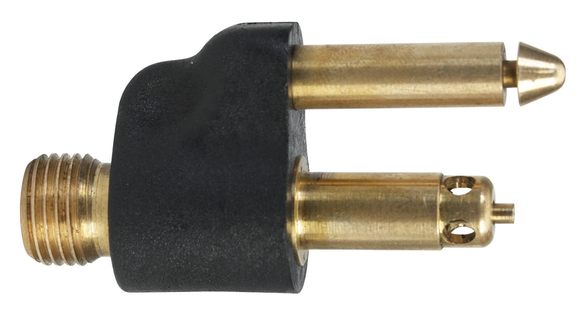 MOELLER 033477-10 Moeller Marine Fuel Tank NPT Connector (Mercury, 1/4", Male, Two Prong Clip Style,1998 and Newer Engines), Model: 033477-10
