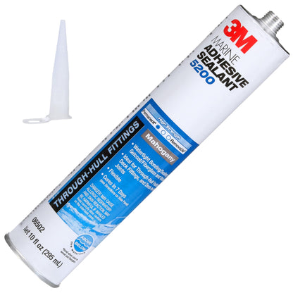 3M 06502 3M Marine Adhesive Sealant 5200, Mahogany, 295 mL Cartridge with Nozzle