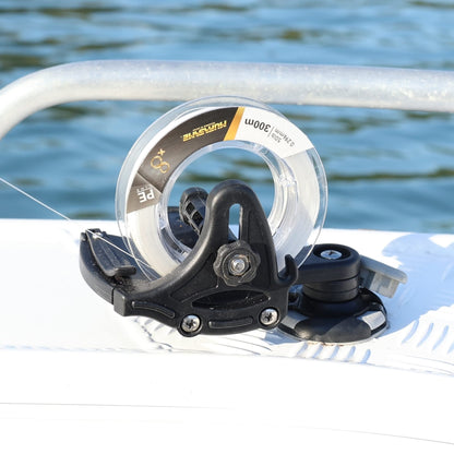RAILBLAZA 09-4159-11 RAILBLAZA Fishing Line Spooling Station for Boats or Kayaks, Adjustable with Pivoting Base for StarPorts, Tracks, or Fixed Mounts
