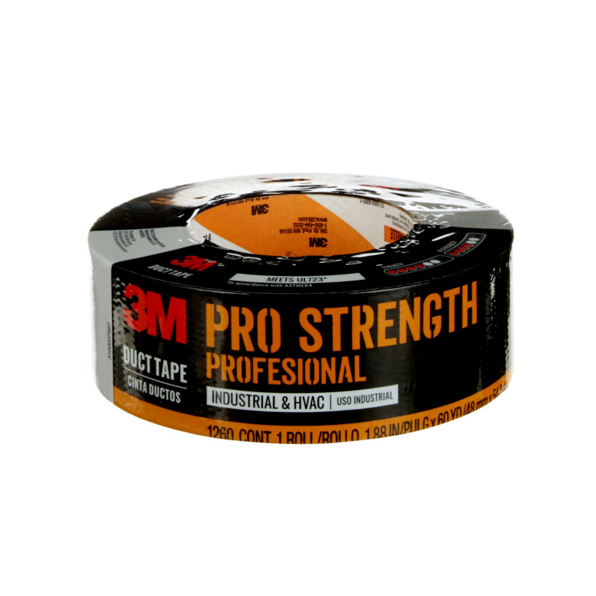 3M 98005 3M Pro Strength Duct Tape 1.88 in x 60 yd, 1260-C, 1 Roll