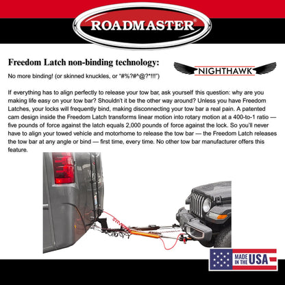 ROADMASTER 676 Roadmaster 676 Nighthawk Tow Bar