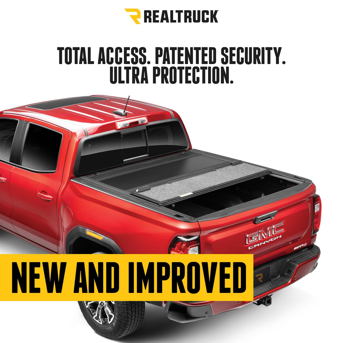 UNDERCOVER UX42002 RealTruck Undercover Ultra Flex Hard Folding Truck Bed Tonneau Cover | UX42002 | Fits 2005-2015 Toyota Tacoma 5' Bed (60.3")