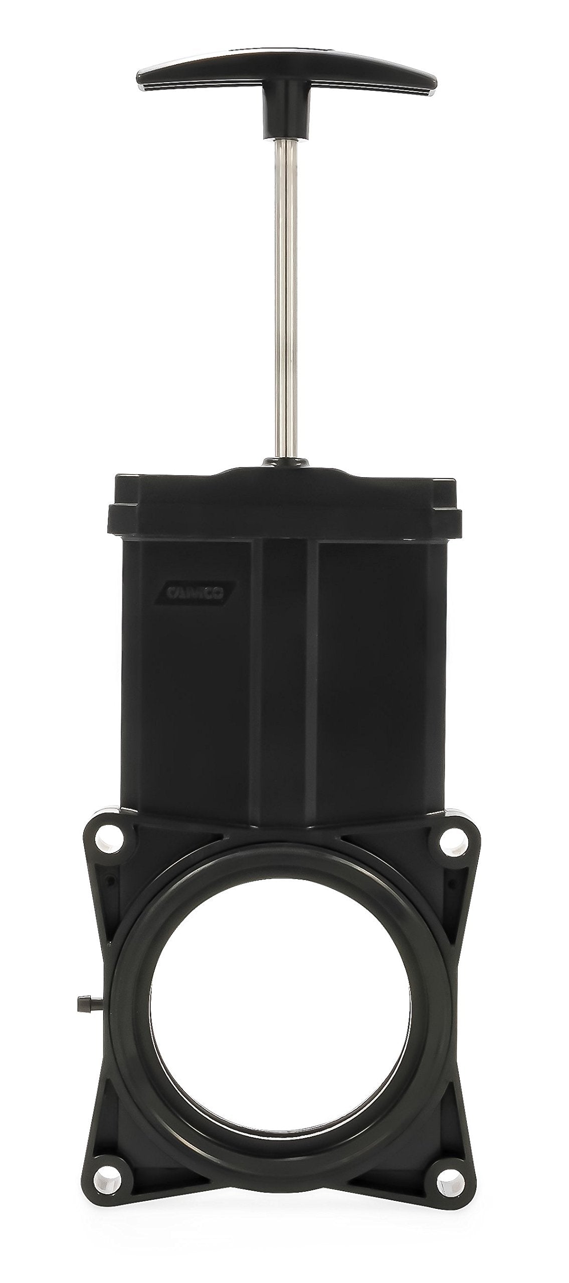 CAMCO 39513 Camco RV Replacement Waste Valve with Handle - Features Durable Plastic Handle & 3-Inch Diameter Valve Opening (39513)