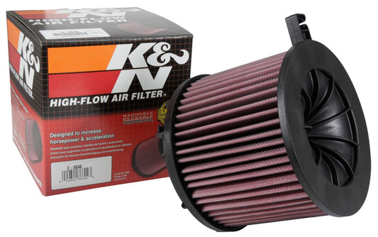 K&N FILTER E-0646 K&N High-Flow Original Lifetime Engine Air Filter: Increase Power & Acceleration, Washable, Premium: Compatible with 2015-2018 AUDI (A4, Quattro, A5, Sportback, Q5 II, RS4, RS5, S4, S5), E-0646