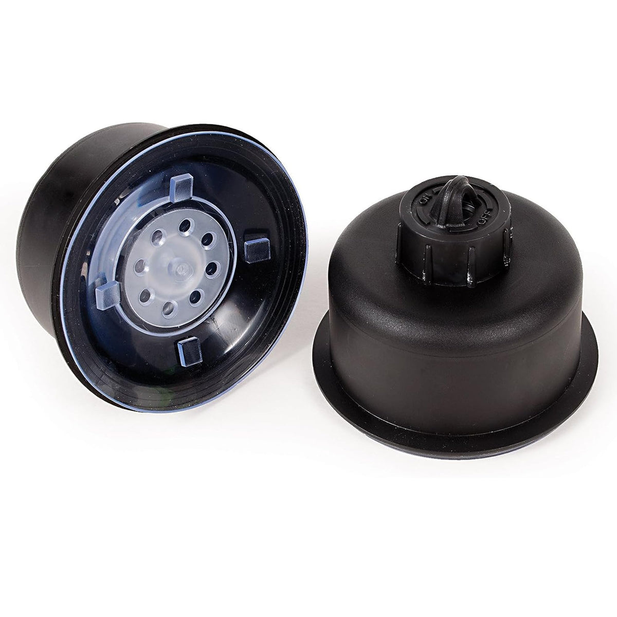 CAMCO 44850 Camco 44850 Gen-Turi Suction Cup Mount, Helps Stabilize Gen-turi Exhaust System to Your RV, Camper or Trailer, No Drilling Required (Pack of 2), Black