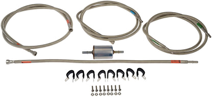 DORMAN 819-839 Dorman 819-839 Front Flexible Braided Stainless Steel Fuel Line Compatible with Select Chevrolet/GMC Models (OE FIX)