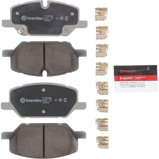 BREMBO P10099N Brembo P10099N DISCBRAKEPADSET NAOCERAMIC