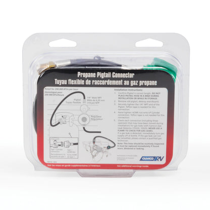CAMCO 59843 Camco 59843 20" Pigtail Propane Hose Connectors - Acme x 1/4" Male NPT